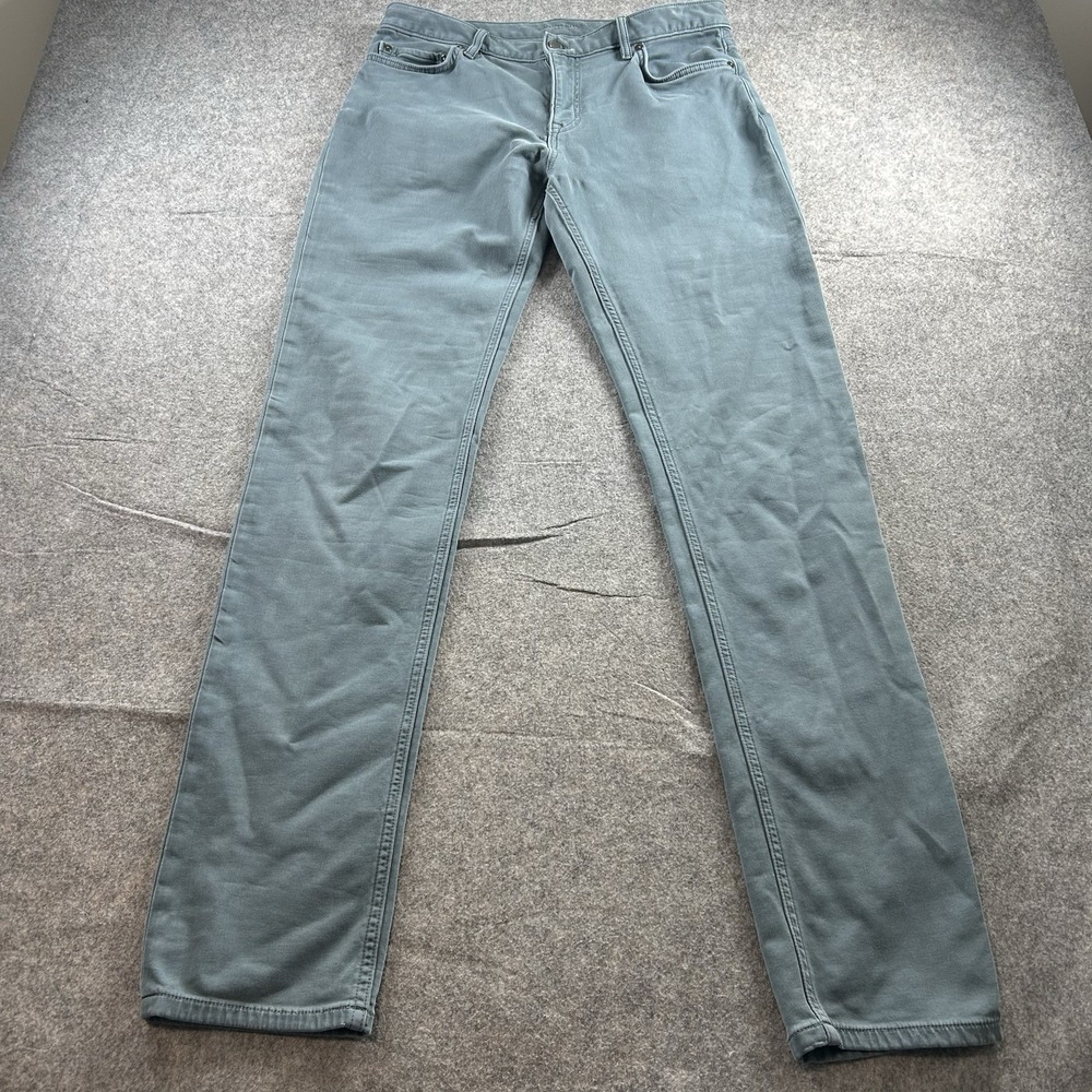 Banana Republic Traveler Jeans Mens 32X36 Blue Slim Straight Leg Pants